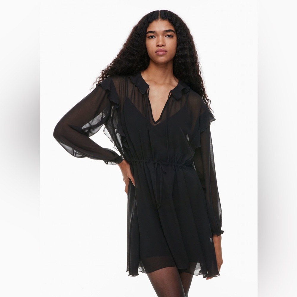 Wilfred Tartine Dress in Black Size Small